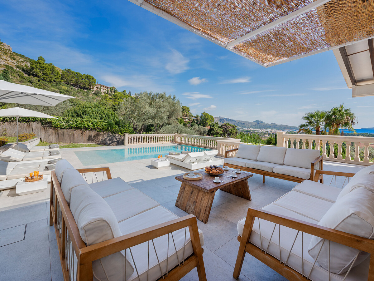 Villa 12 pers. à Puerto Pollensa : piscine, vue mer et montagne - Photo 28