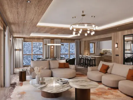 Appartement 8 pers. ski aux pieds au Rond-Point des Pistes : photo 1
