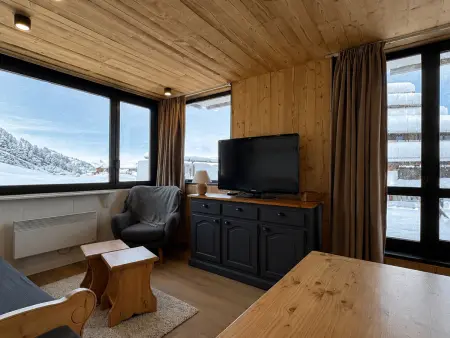 Location appartement à Plagne Aime 2000, Studio cosy rénové vue Mont Blanc - 4 pers.