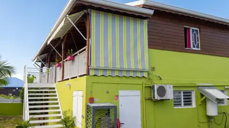 Appartement 70 m² avec piscine partagée à Anse-Bertrand, 8 pers. : photo 6