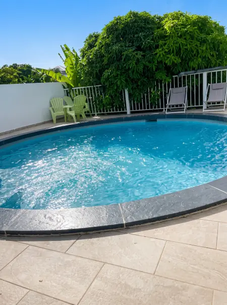 Appartement 70 m² avec piscine partagée à Anse-Bertrand, 8 pers. : photo 7