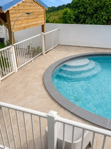 Appartement 70 m² avec piscine partagée à Anse-Bertrand, 8 pers. : photo 8