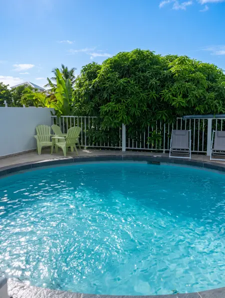 Appartement 70 m² avec piscine partagée à Anse-Bertrand, 8 pers. : photo 10