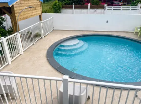 Appartement 70 m² avec piscine partagée à Anse-Bertrand, 8 pers. : photo 11