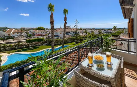 Mobil-home avec piscine partagée, Torre de la Horadada, Costa Blanca : photo 2