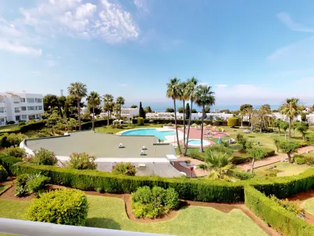 Location appartement à Mijas, Appartement dernier Ã©tage vue mer - 5 pers.