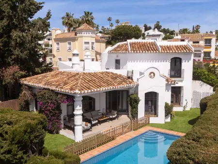 Location villa à Mijas, Villa vue mer, piscine au calme - 6 pers.