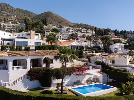 Location villa à Benalmádena, Villa spectaculaire vue mer, piscine privÃ©e - 8 pers.