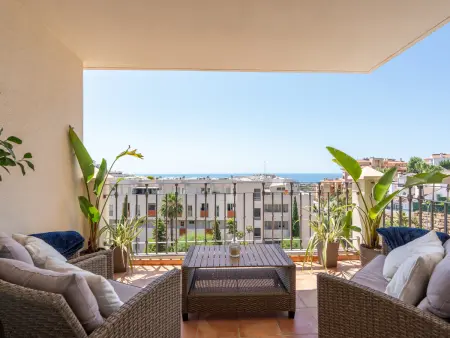 Location appartement à Mijas Costa, Appartement avec vue mer et montagne - 4 pers.