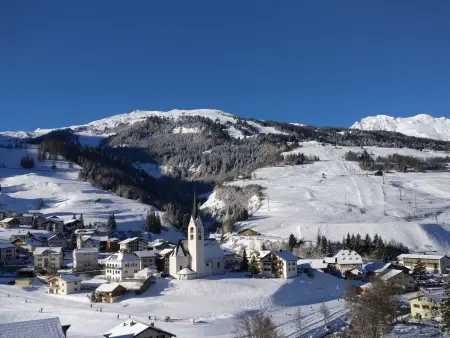 Location appartement à Savognin, Chalet Rezia Appartement/Fewo, Dusche oder Bad, WC, 1 Schlafraum