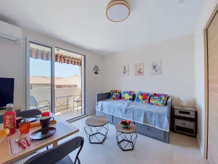 Studio 24 m² Les Aigues Marines à Saint Cyr sur Mer : photo 4