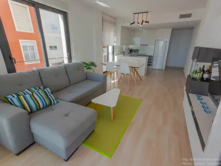 Appartement neuf vue mer à La Mata, terrasse et piscine : photo 14