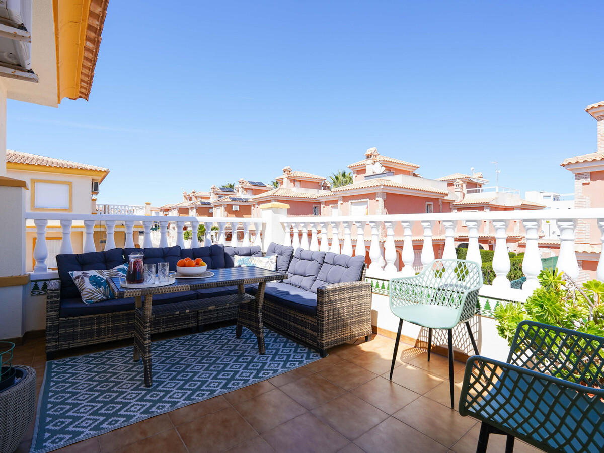 Bungalow 2 ch. avec terrasse, cour et barbecue à Cabo Roig - Photo 33