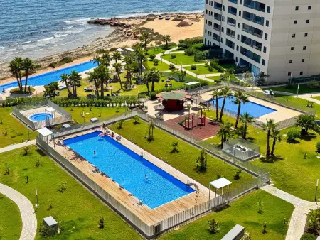Appartement vue mer Punta Prima, 4 pers., 2 terrasses : photo 16
