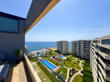 Appartement vue mer Punta Prima, 4 pers., 2 terrasses : photo 24