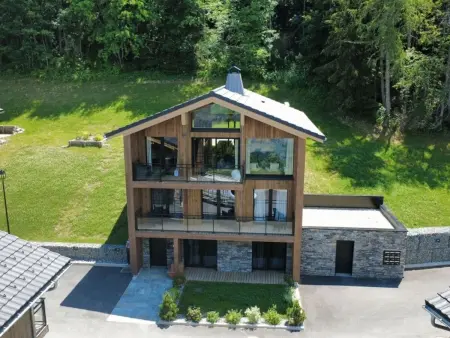 Location chalet à La Plagne Montalbert , Chalet de prestige, vue montagne - 10 pers.