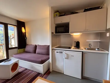 Studio cabine 4 pers. vue montagne - Avoriaz : photo 5