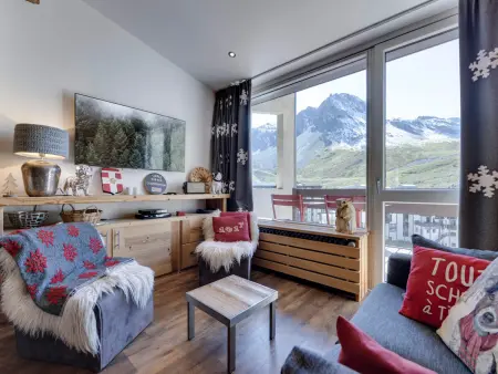 Duplex 3 chambres Tignes Val Claret, skis aux pieds : photo 1
