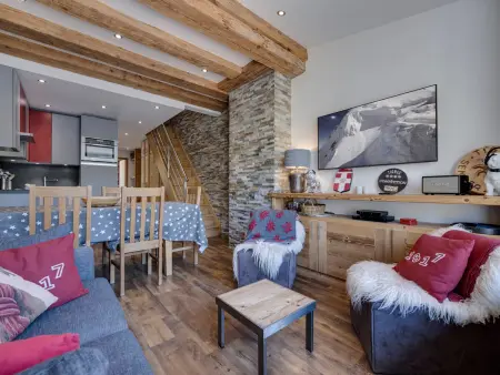 Duplex 3 chambres Tignes Val Claret, skis aux pieds : photo 2