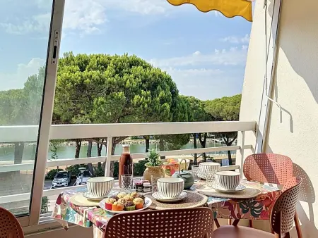 Studio La Lagune avec balcon sud face au canal : photo 4