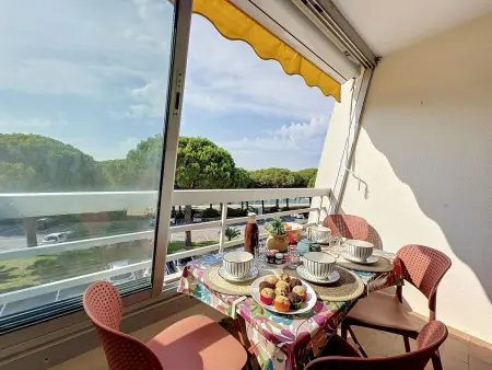 Studio La Lagune avec balcon sud face au canal : photo 18