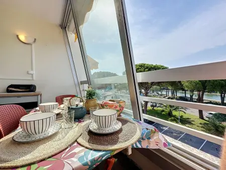 Studio La Lagune avec balcon sud face au canal : photo 19