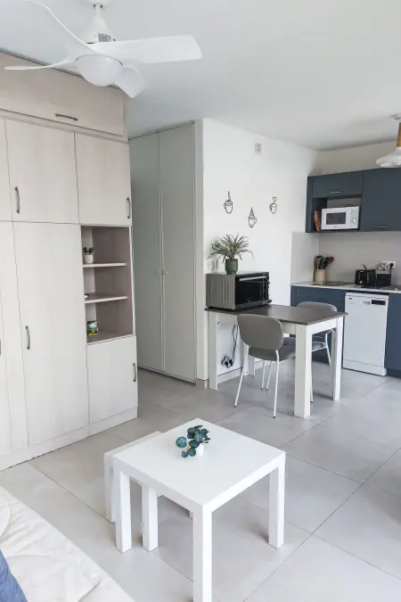 Studio rénové Ormarine, 300 m de la plage : photo 4