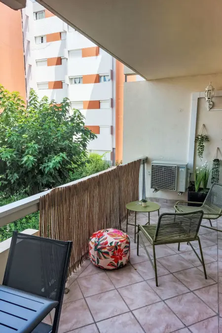 Studio rénové Ormarine, 300 m de la plage : photo 13