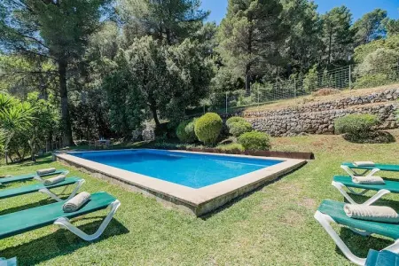 Villa Picassa à Pollença : piscine et jardin privés : photo 9