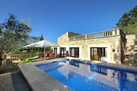 Can Llop, villa 8 pers. vue Tramuntana à Pollença : photo 2