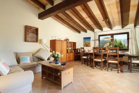 Can Llop, villa 8 pers. vue Tramuntana à Pollença : photo 11