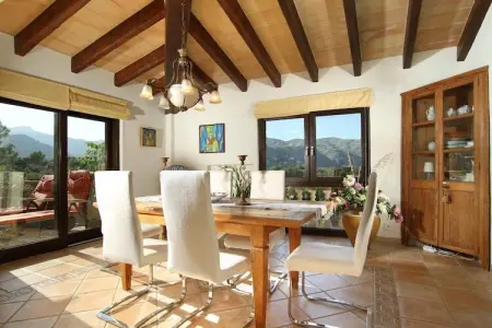 Can Llop, villa 8 pers. vue Tramuntana à Pollença : photo 12