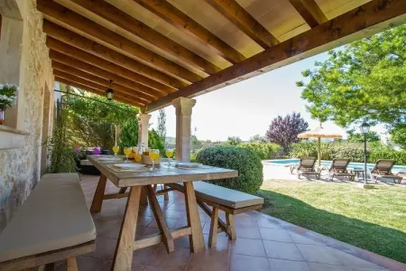 Villa en pierre avec piscine privée à Pollença : photo 20