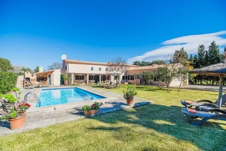 Villa Hort de Can Llobera, piscine privée à Pollença : photo 1