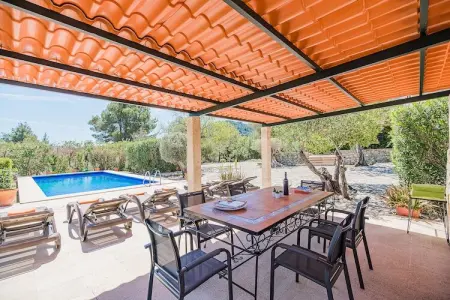 Villa Ca'n Noguera à Pollença : piscine privée 6 pers. : photo 22