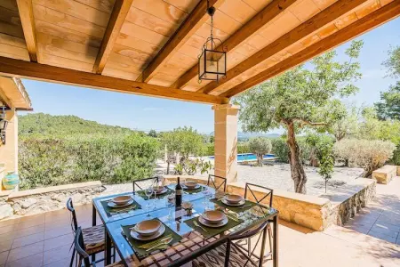 Villa Ca'n Noguera à Pollença : piscine privée 6 pers. : photo 26