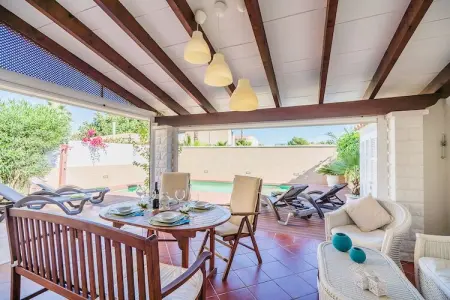 Chalet Sa Marina à Alcudia, piscine privée près de la plage : photo 9
