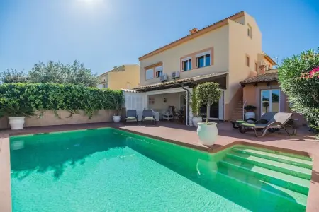 Chalet Sa Marina à Alcudia, piscine privée près de la plage : photo 10