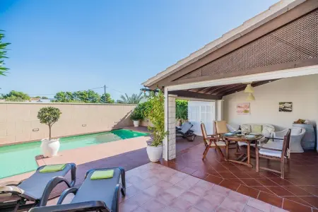 Chalet Sa Marina à Alcudia, piscine privée près de la plage : photo 25