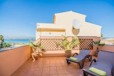 Chalet Sa Marina à Alcudia, piscine privée près de la plage : photo 29