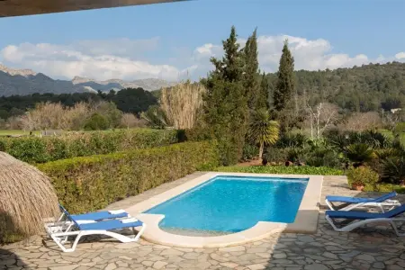 Villa en pierre avec piscine privée à Pollença : photo 15