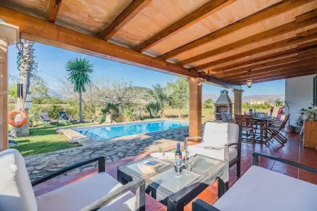 Villa Santuiri à Pollença : piscine, jardin et montagnes : photo 21