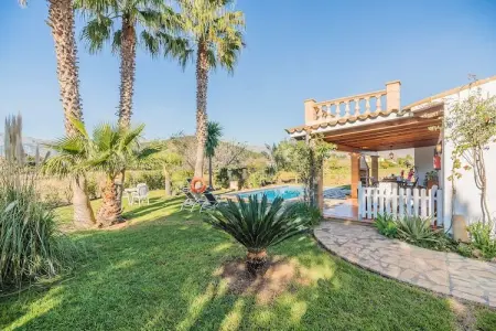 Villa Santuiri à Pollença : piscine, jardin et montagnes : photo 22