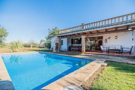 Villa Santuiri à Pollença : piscine, jardin et montagnes : photo 26