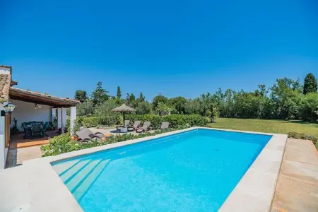 Can Ferragut, villa en pierre avec piscine privée à Pollensa : photo 2