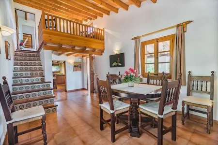 Can Ferragut, villa en pierre avec piscine privée à Pollensa : photo 11