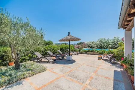 Can Ferragut, villa en pierre avec piscine privée à Pollensa : photo 22