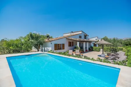 Can Ferragut, villa en pierre avec piscine privée à Pollensa : photo 23