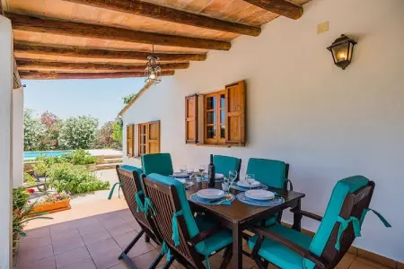 Can Ferragut, villa en pierre avec piscine privée à Pollensa : photo 25