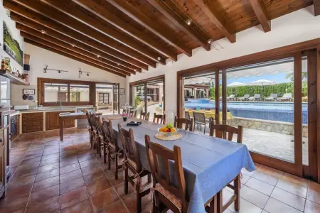 Morell Vell, villa 10 personnes avec piscine débordement à Pollença : photo 4
